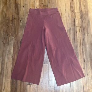 PAIGE Women's Wide-Leg Pants in mauve